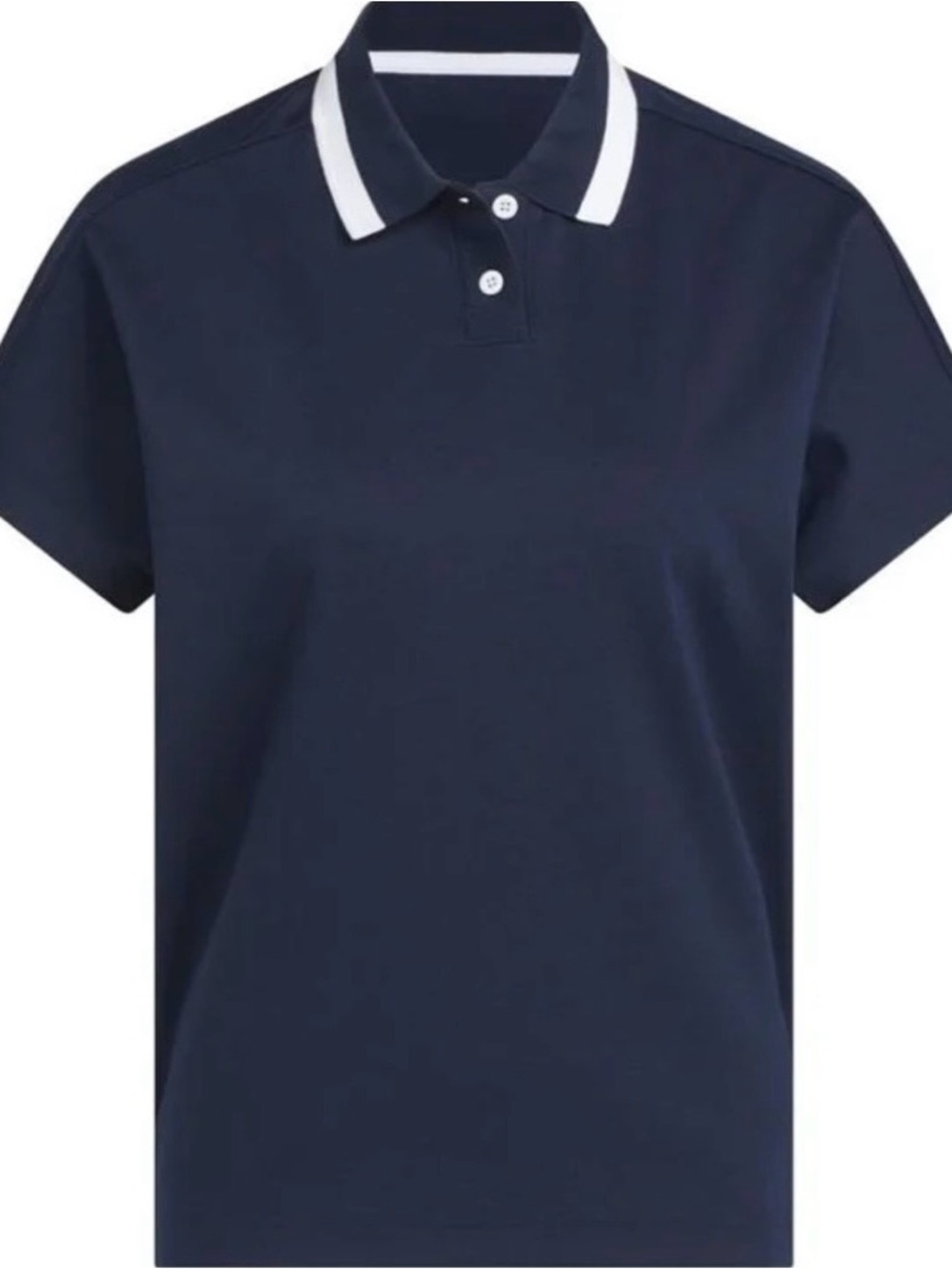 adidas Women's Go-To Polo Crew Collegiate Navy Large